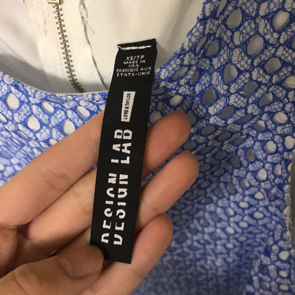 Beautiful Crop Top Blue Pattern - image 4